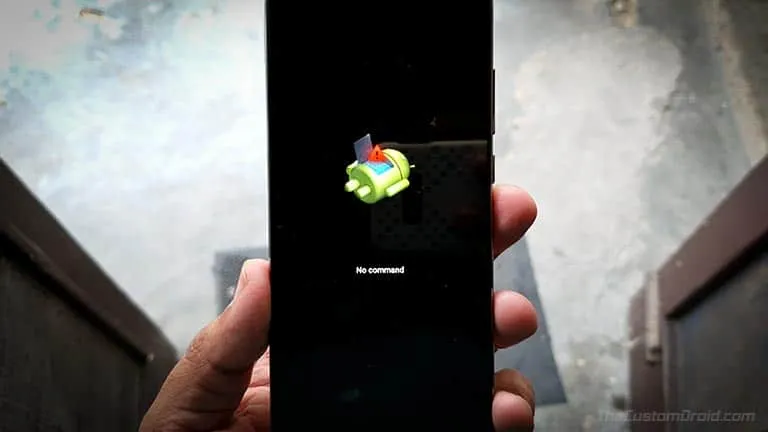 Hold the Volume Up and Power buttons to Boot Poco X2 into Recovery Mode