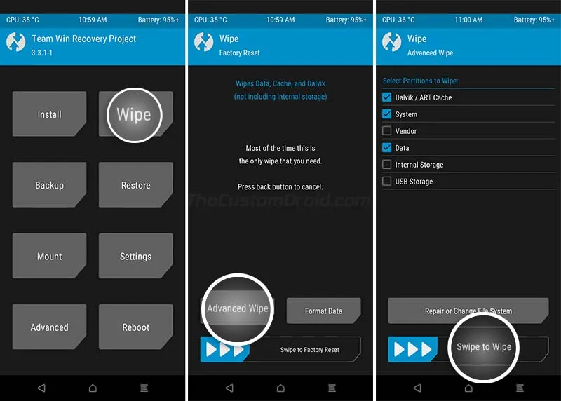 Install OnePlus 6/6T OxygenOS 10 Update using TWRP Recovery - 01