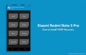 twrp xiaomi redmi note 5 whyred