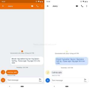 Android Messages 3.5 - In-Chat Messages