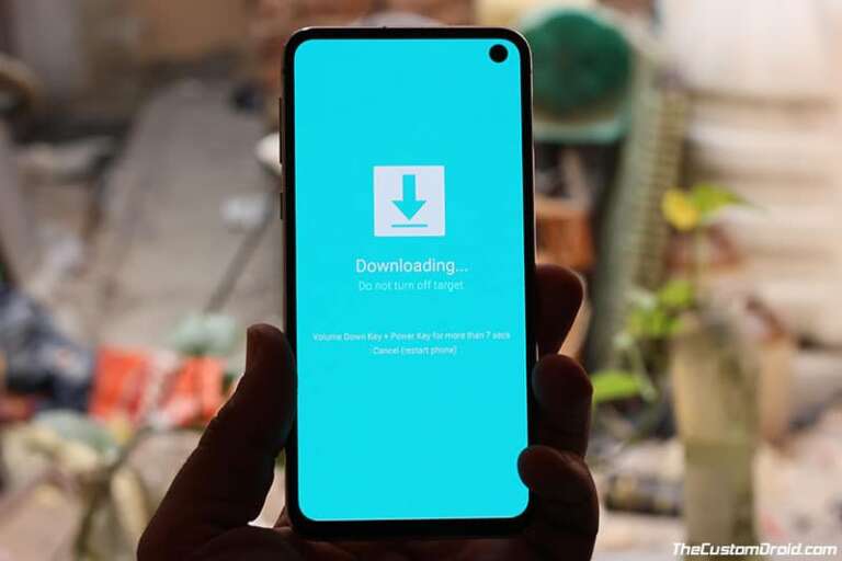 boot galaxy s10 in download mode