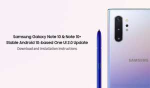 galaxy note 10 plus android 11 update